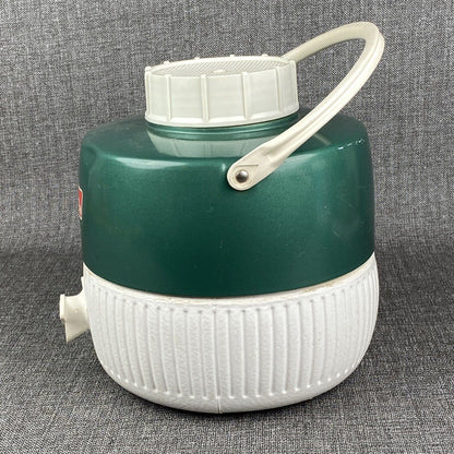 Vintage Coleman Green Snow-Lite 1 Gallon Cooler Jug 1970s Metal Top