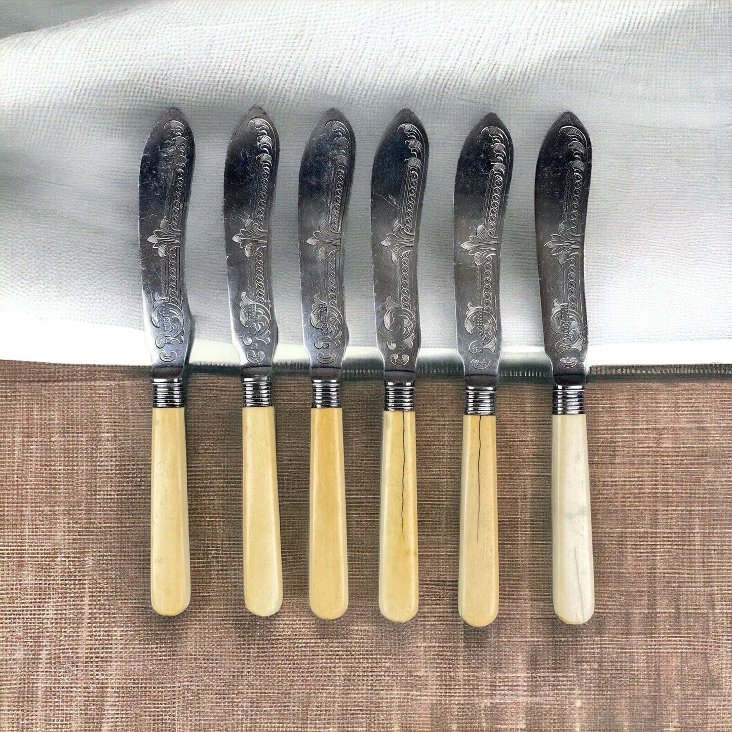 Set of 6 Knives Mappin & Webb Bakelite Handled (Knife Set) Decorative