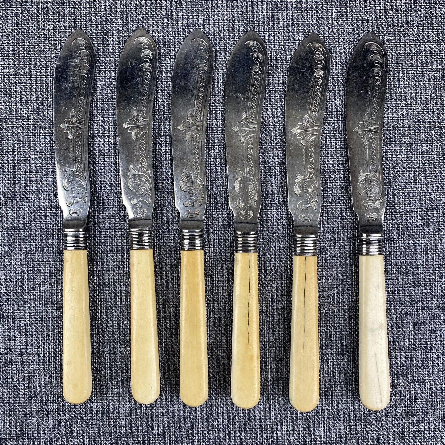 Set of 6 Knives Mappin & Webb Bakelite Handled (Knife Set) Decorative