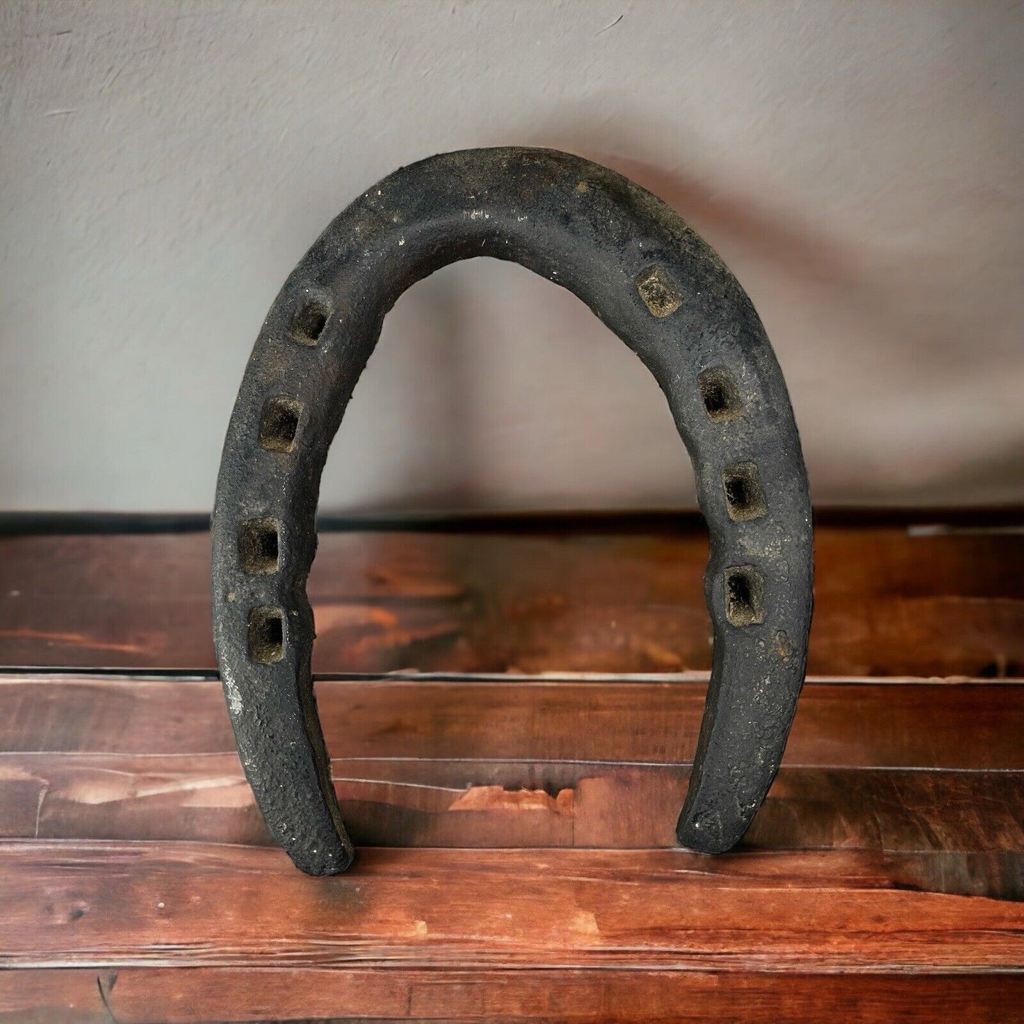 Antique Hand Forged Horseshoe (Equestrian Collectible)