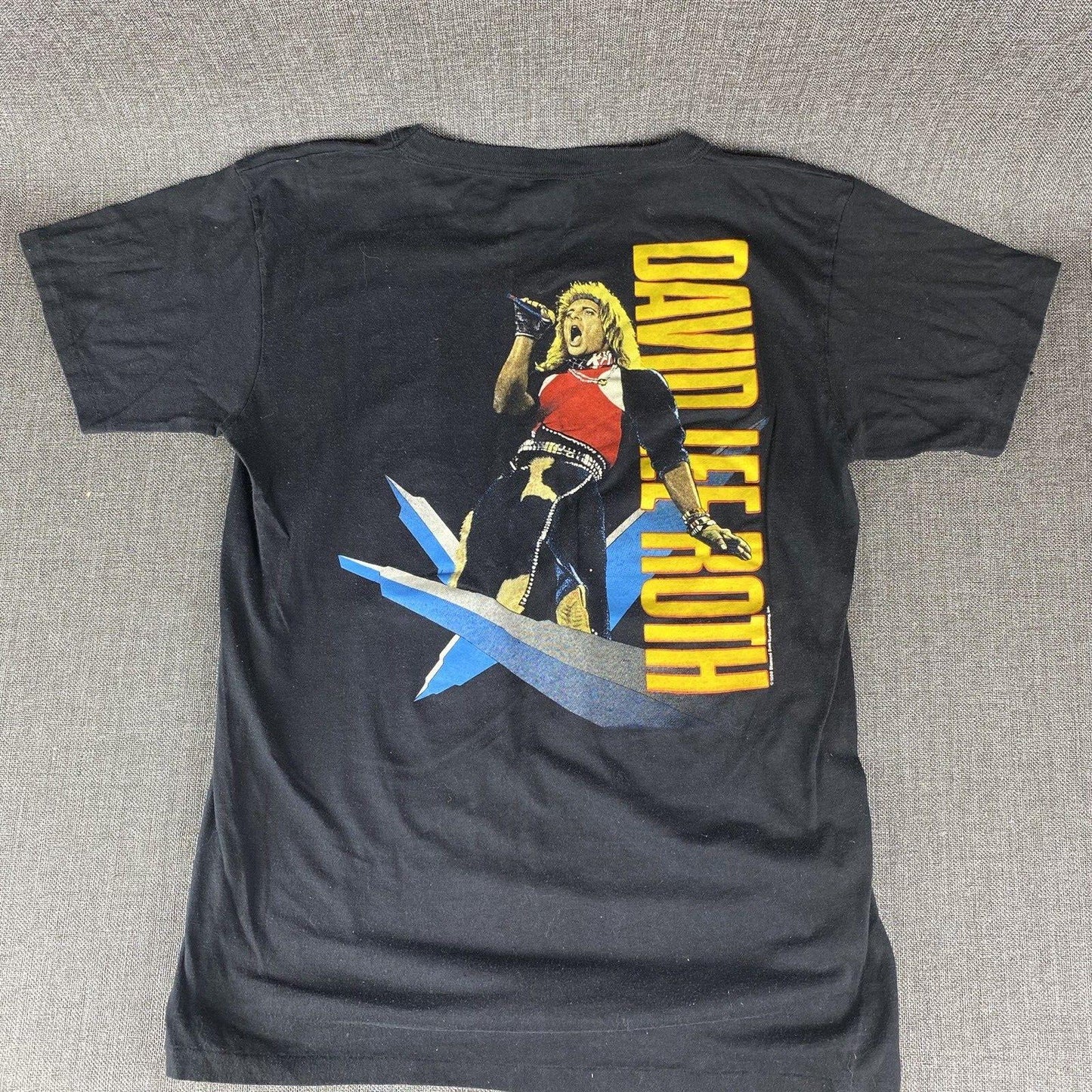 Vintage 1988 David Lee Roth Skyscraper Tour Spring Ford Black T-Shirt XL