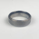 Tungsten Carbide Silver Men's Band Size 12