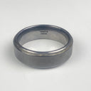 Tungsten Carbide Silver Men's Band Size 12