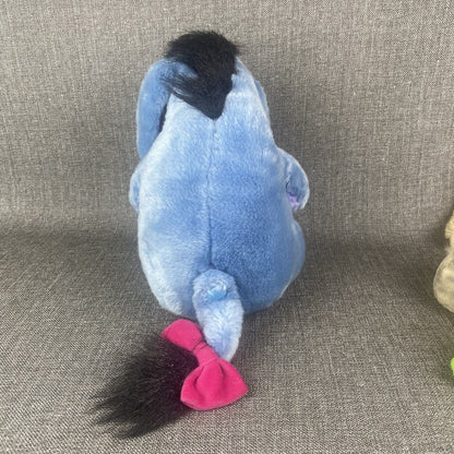 Disney Store Eeyore Plush with Removable Tail 10" Tall