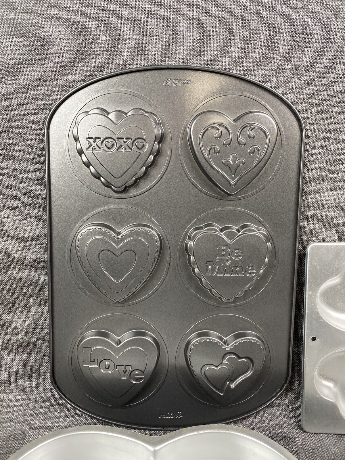 Vintage Wilton Cake Pans variety of Heart Shapes