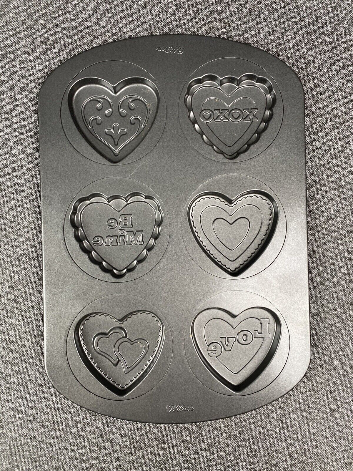 Vintage Wilton Cake Pans variety of Heart Shapes