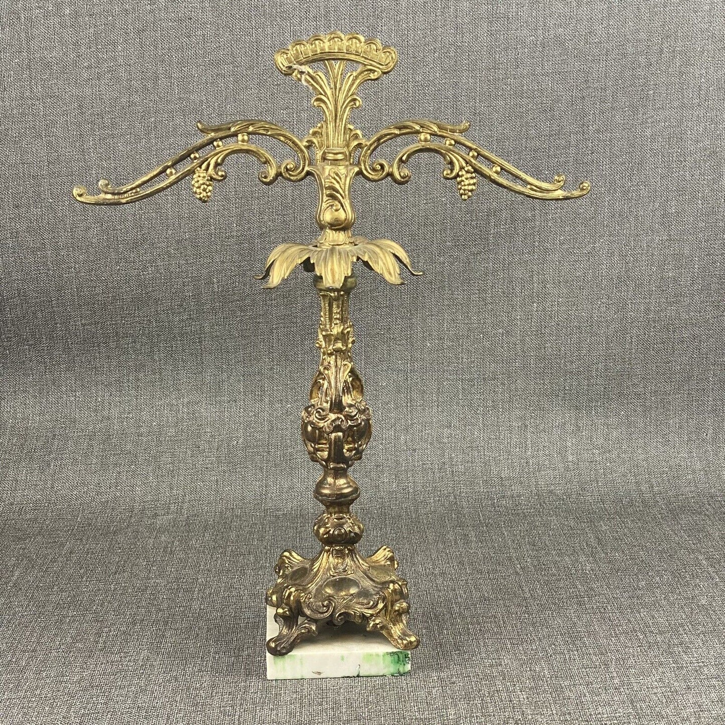 Scales of Justice Brass/marble base 17.5" tall - Italy , for parts