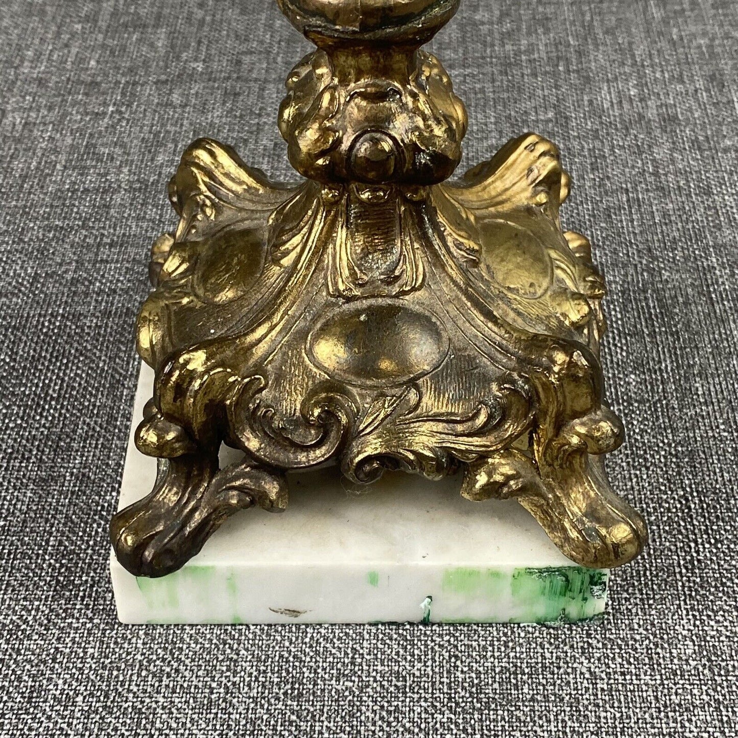 Scales of Justice Brass/marble base 17.5" tall - Italy , for parts