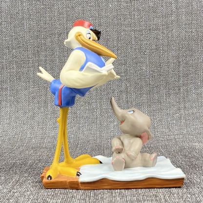 WDCC Disney Dumbo and Stork Figurine Bundle of Joy in Box with COA