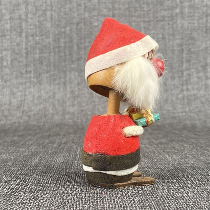 Kurt S. Adler, Inc. Wooden Bubble Head Santa made in Japan - Vintage