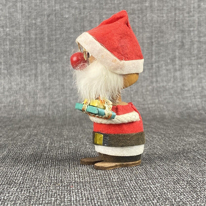 Kurt S. Adler, Inc. Wooden Bubble Head Santa made in Japan - Vintage