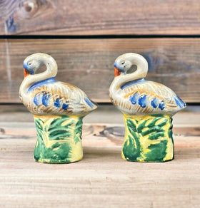 Swan Ceramic Salt & Pepper Shaker Set made in Japan