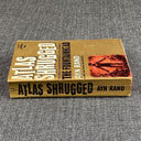 Atlas Shrugged by Ayn Rand, first paperback printing 1959. Signet Q1702