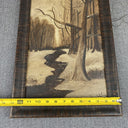 Antique Painting RW Framed 20"x13" Wood Frame c1890