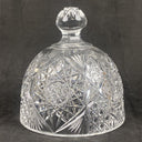 Vintage EAPG American Brilliant Period Cut Glass Crystal Butter Dish - Beautiful