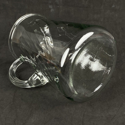 Vintage Glass Pitcher with Ice Lip