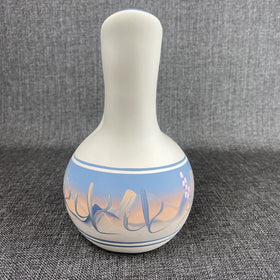 New West Pottery Arizona Southwestern Desert Scene Vase 8" tall