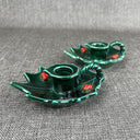 Lefton Vintage Holly Leaf & Berries  Candle Holders Japan - Set of 2