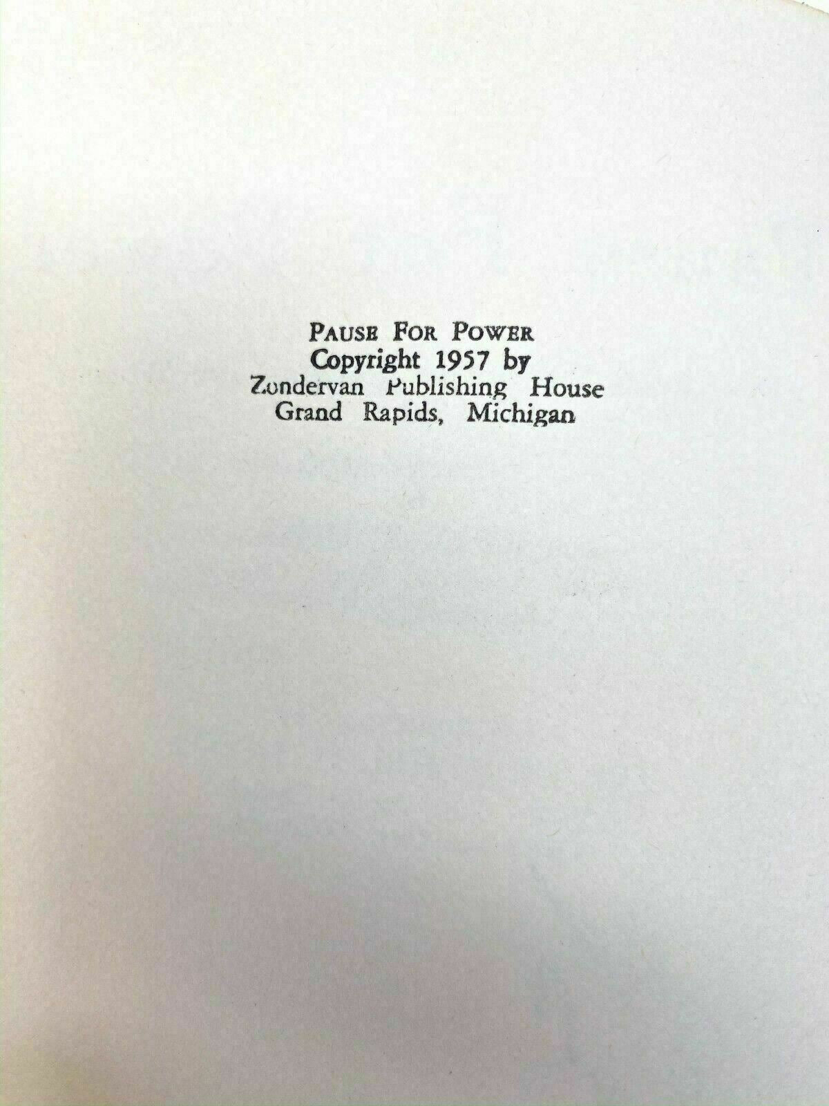 Pause for Power by John E. Huss AUTOGRAPHED COPY