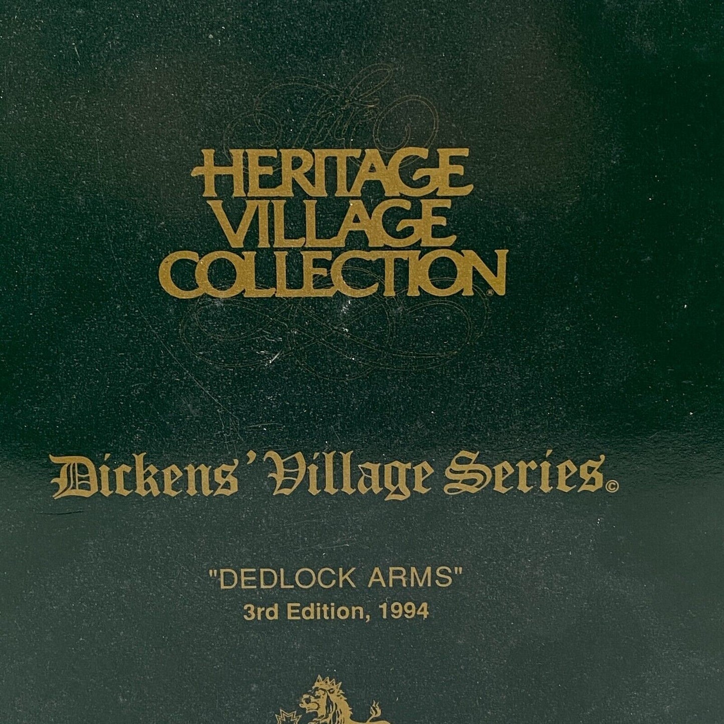 New Department 56 Dickens Village Series Dedlock Arms 3rd Edition House