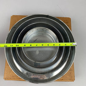 Set of 4 Chicago Metallic Professional Non-Stick 3-Piece Round Cake Pan Bakeware