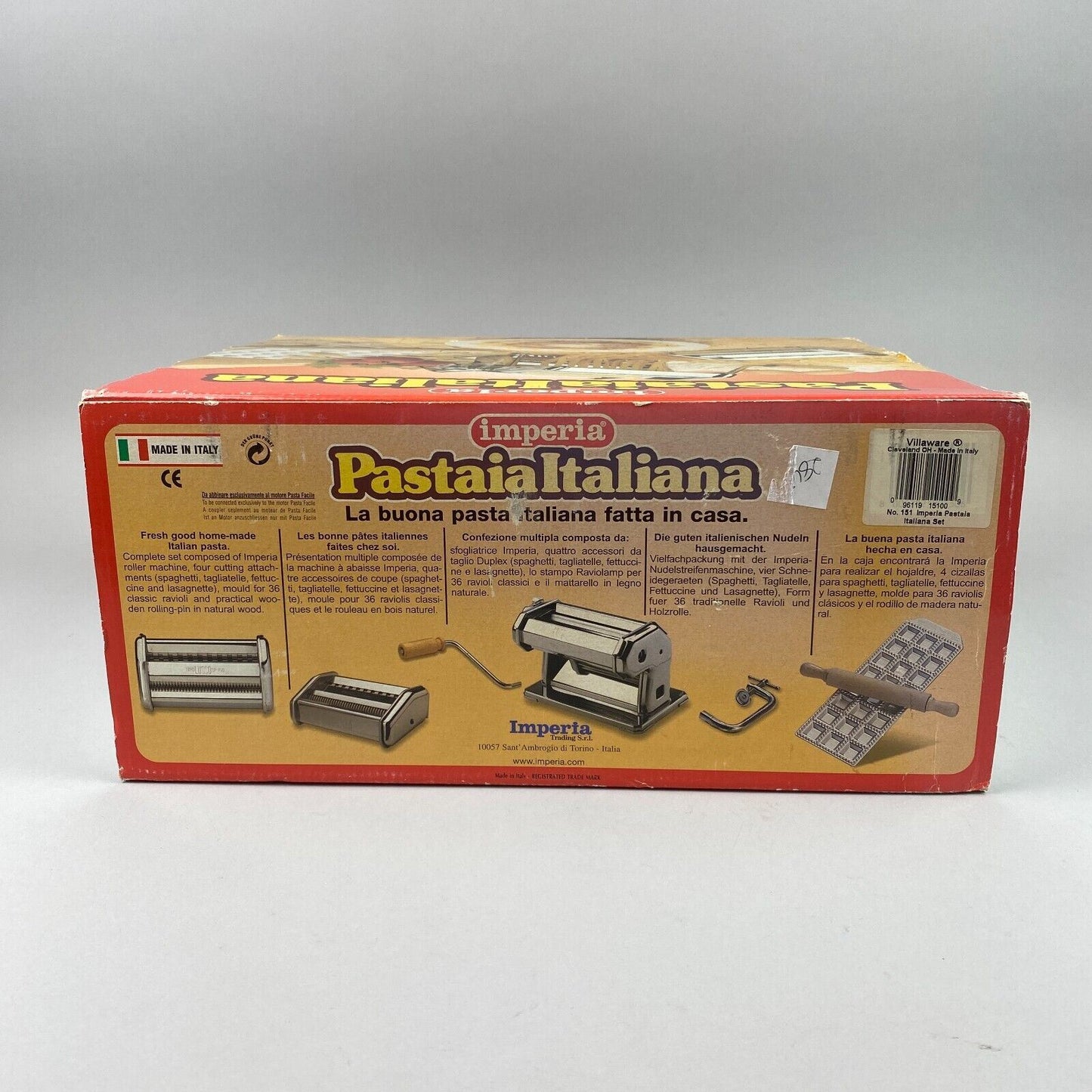 Imperia Pastaia Italiana Homemade Pasta Cooking Set