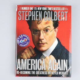 America Again, Stephen Colbert Signed & Inscribed 1st Edition Sealed 3D Googles