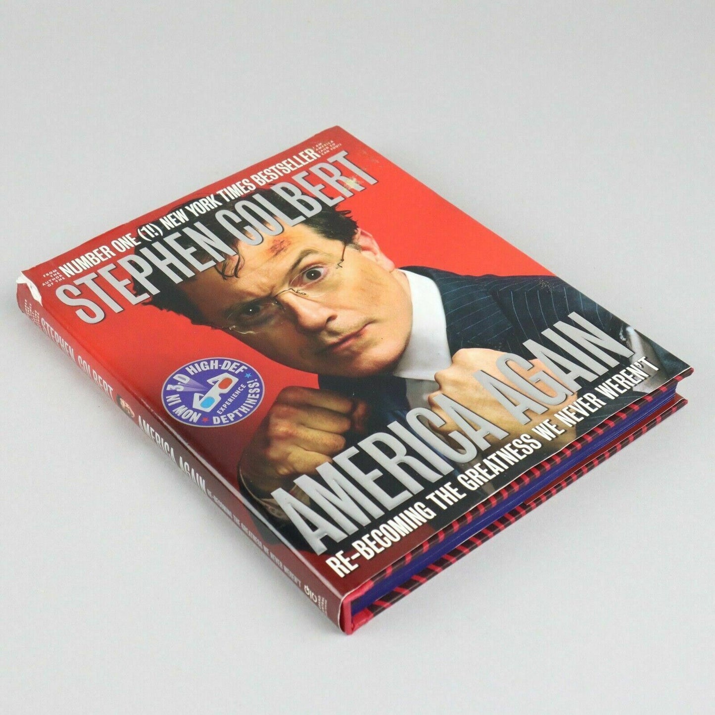 America Again, Stephen Colbert Signed & Inscribed 1st Edition Sealed 3D Googles