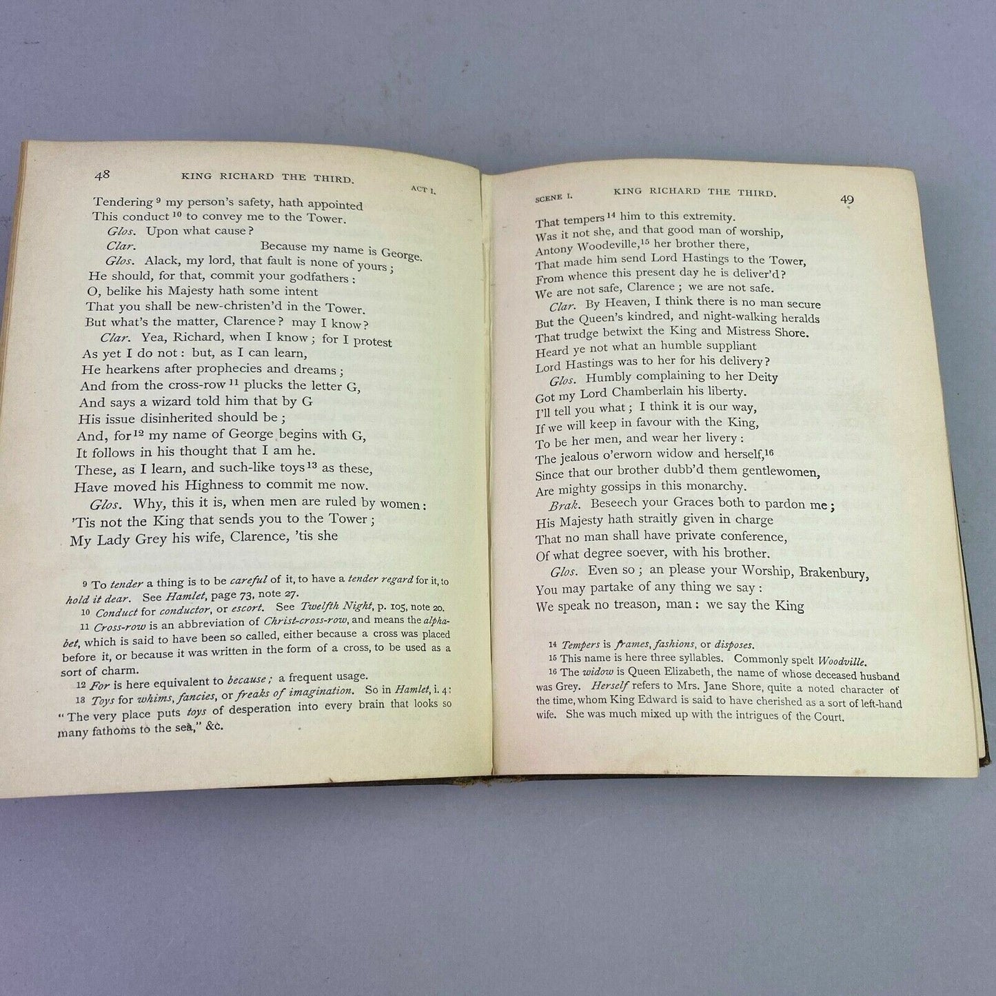 1895 Shakespeare's King Richard the Third Hudson (Antique Hardcover)