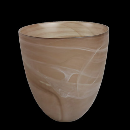 6.5" Tall Leonardo Glass Pot Planter (Marble look) Video