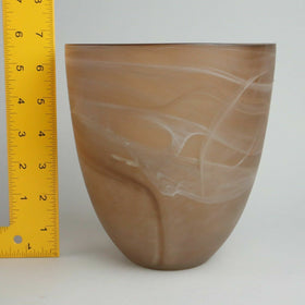 6.5" Tall Leonardo Glass Pot Planter (Marble look) Video