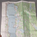 USGS Topographic Map 1985 Survey 30"x60" MA, RI Westport 41071-E1-TM-025