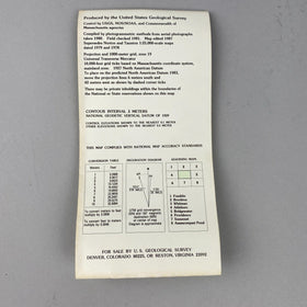 USGS Topographic Map 1987 Survey 30"x60" MA Taunton 41071-H1-TM-025