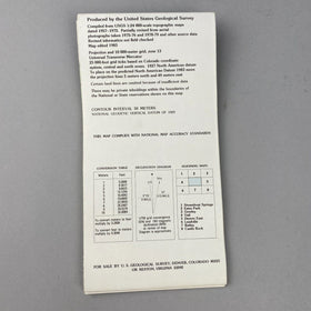 USGS Topographic Map 1983 Survey 30"x60" CO Denver West