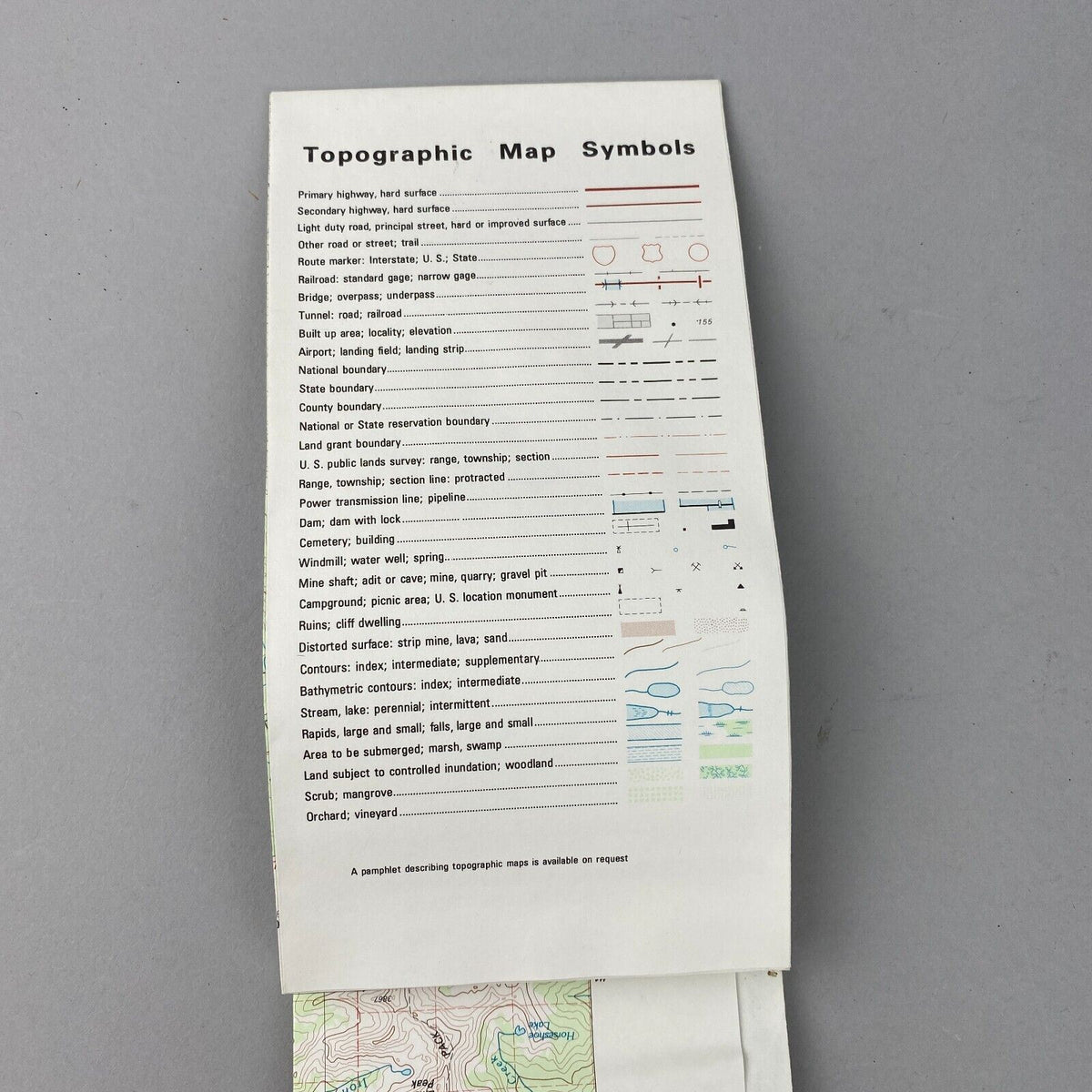 USGS Topographic Map 1983 Survey 30"x60" CO Denver West