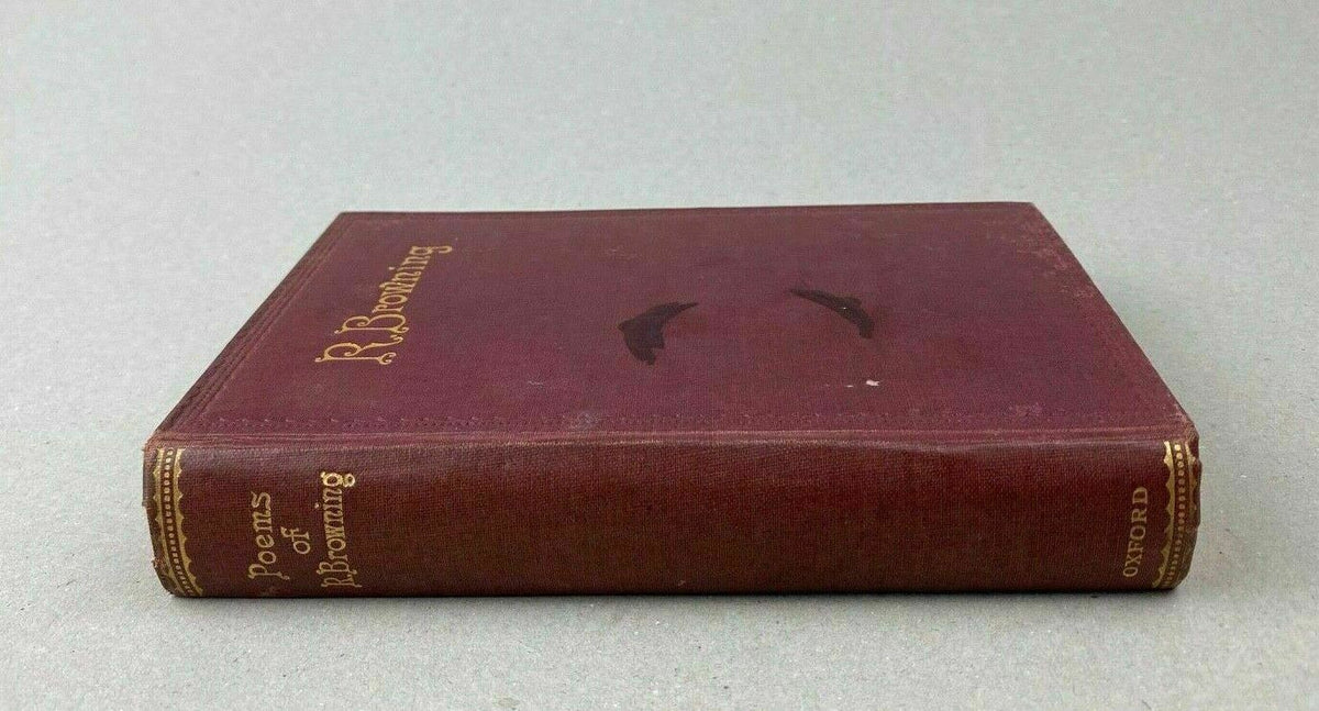 Antique 1920 R Browning's Poetical Works Oxford Edition (Robert Browning) Hard