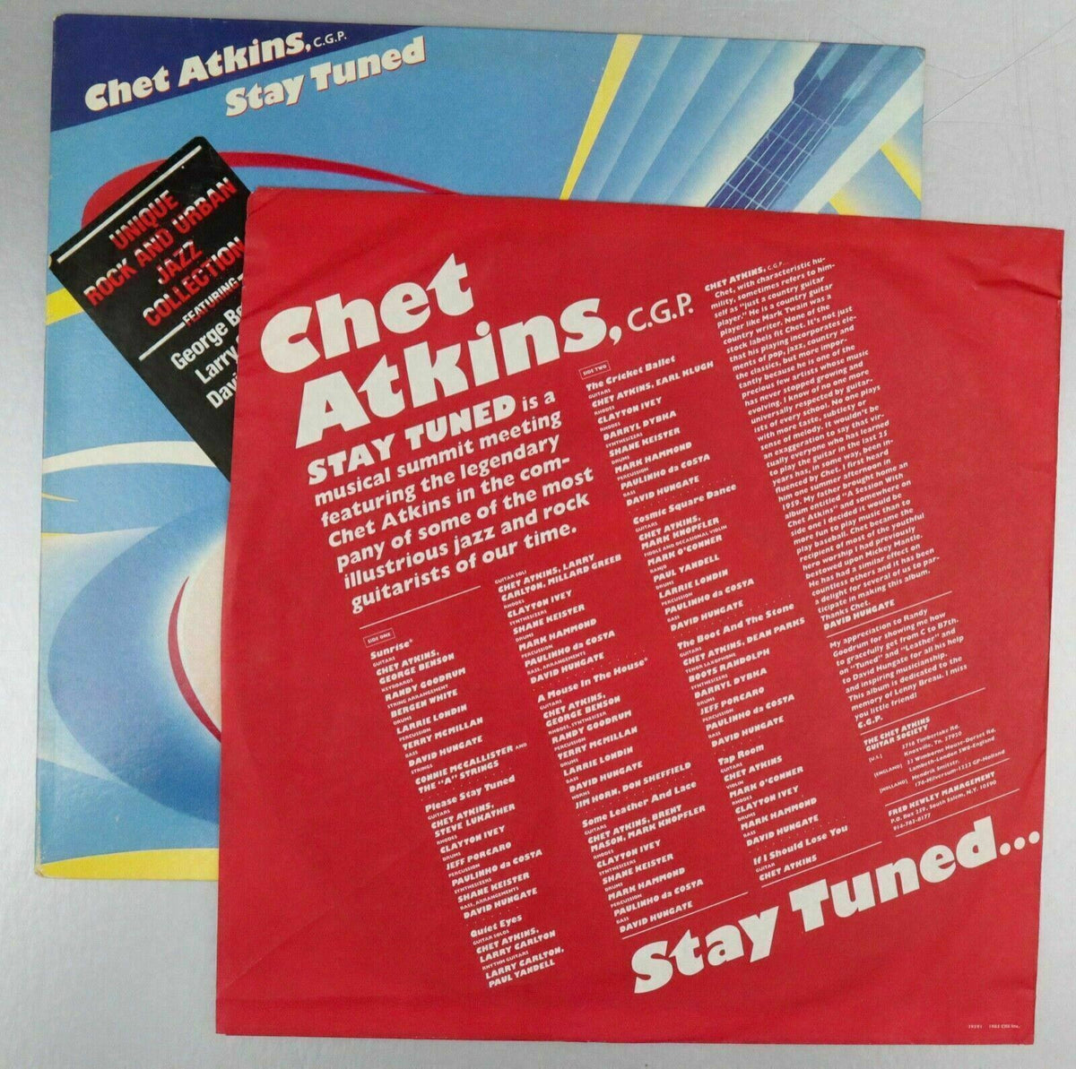 'PROMOTIONAL' Chet Atkins CGP - Stay Tuned -Vinyl LP Record (PROMO)