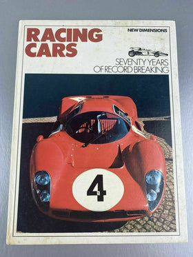 RARE - New Dimensions Racing Cars 1972 Hardback Book