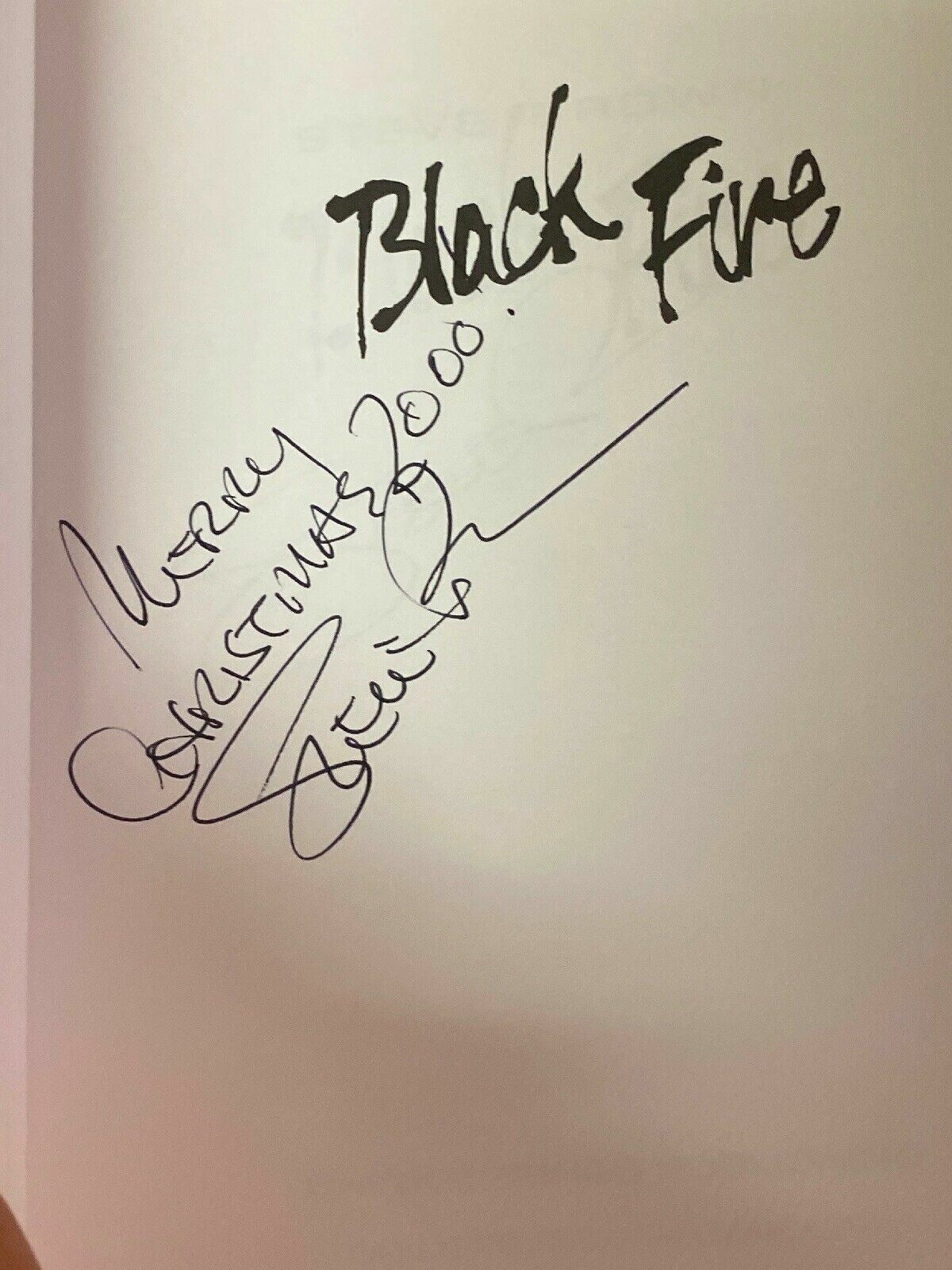 Signed - Black Fire by Steve Brown (2000, Paperback)