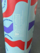 Royal Caribbean Coca-Cola Cold Drink Cup w/Straw Whirley Red/Purple