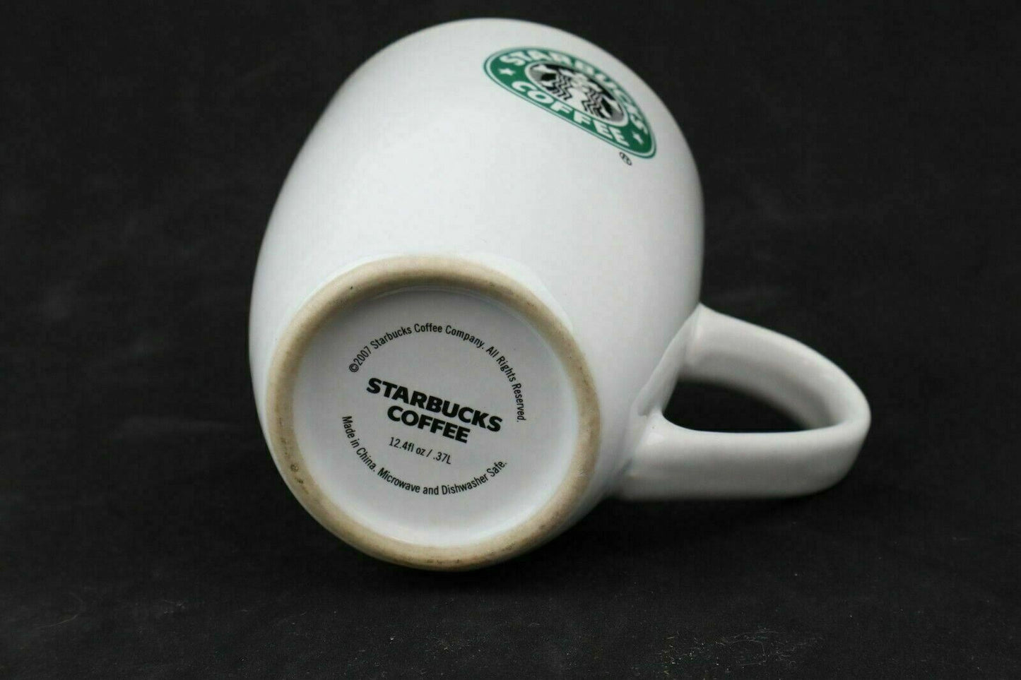 Starbucks Mermaid Logo 12.4 fl/oz Ceramic Barrel Coffee Tea Mug Cup