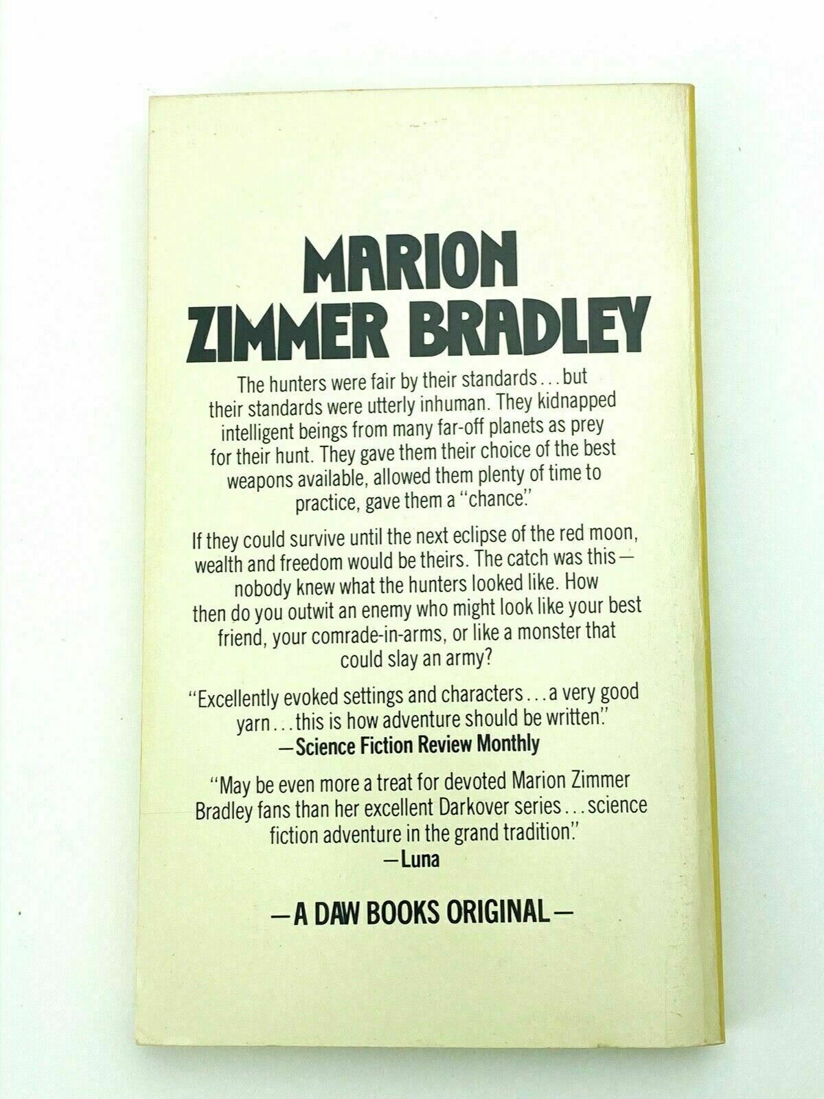 Hunters of the Red Moon by Marion Zimmer Bradley 1973 Paperback Vintage Sci-Fi