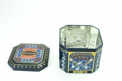 Collectible Hershey's Kisses Millennium Series Canister  - (1907-2000) 5"x5"x4"