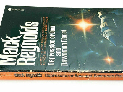 Depression or Bust/Dawnman Planet by Mack Reynolds 1974 Ace Books Vintage Sci-Fi