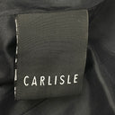 VTG Carlisle Full Zip Jacket / Coat Textured Blue Black White Size 0