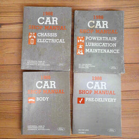 Set of 3 1986 Car Shop Manuals (Thunderbird included)