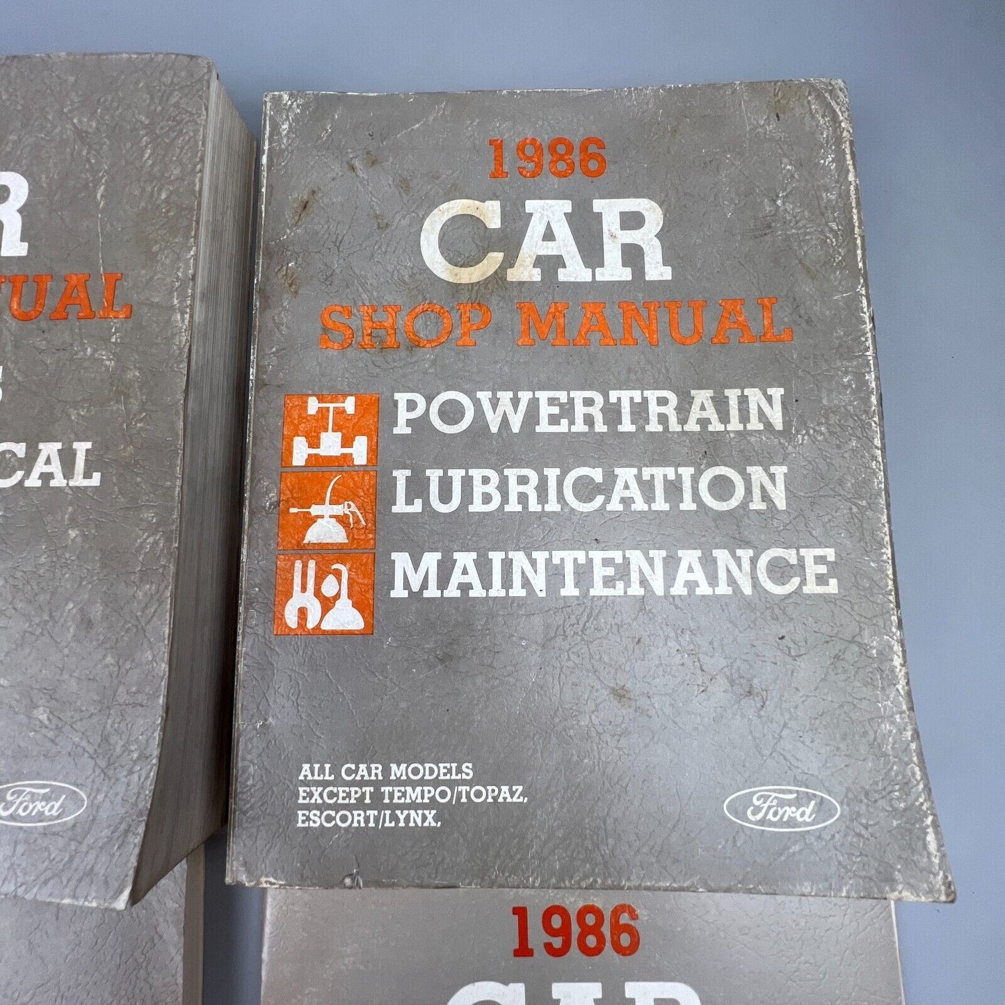 Set of 3 1986 Car Shop Manuals (Thunderbird included)