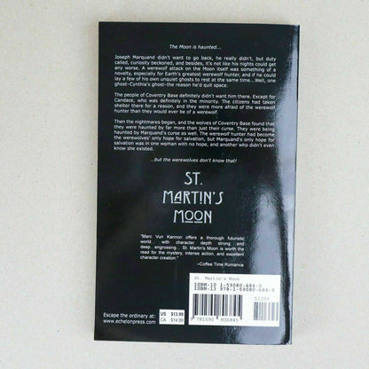 St. Martin's Moon by Marc Vun Kannon 2001 Paperback 1st Printing,  Signed