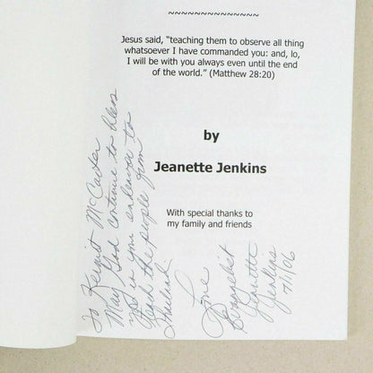 Divine Inspiration by Jeanette Jenkins SIGNED Autographed