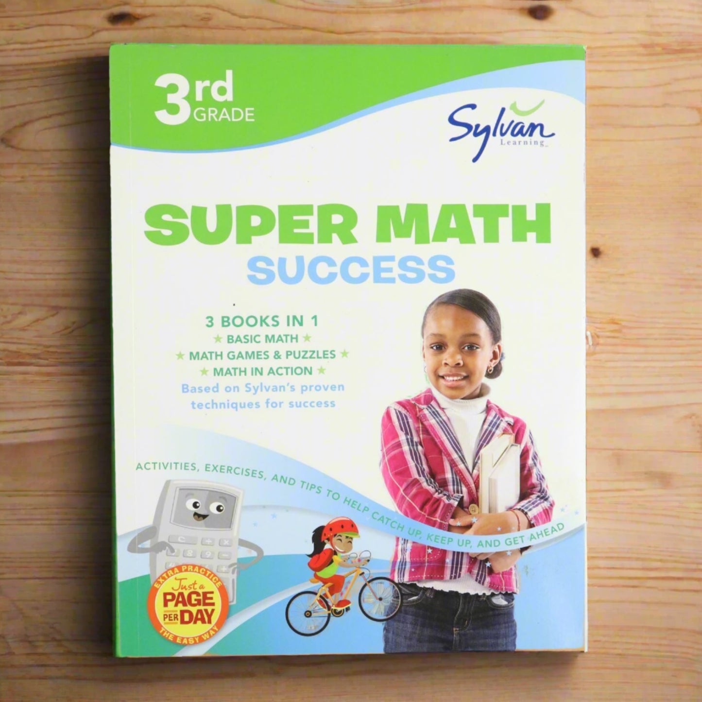 Sylvan Learning 3rd Grade Super Math Success Workbook 3 Books in 1